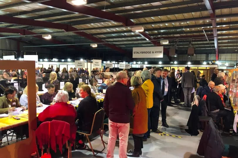 The Tameside local election count