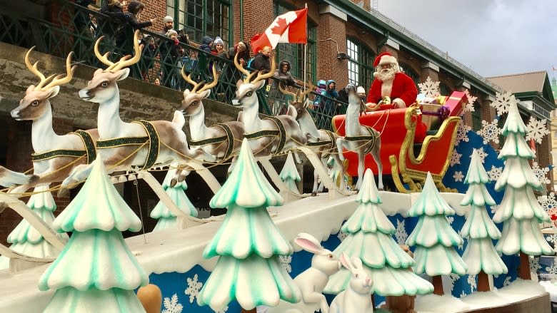 The big guy in the red suit comes to town as parade floats through Toronto