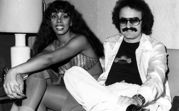 Donna Summer with Hot Stuff's producer, Giorgio Moroder - Echoes