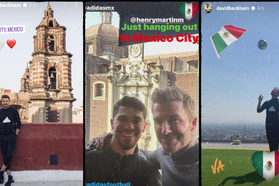 David Beckham presume su estancia en México 
