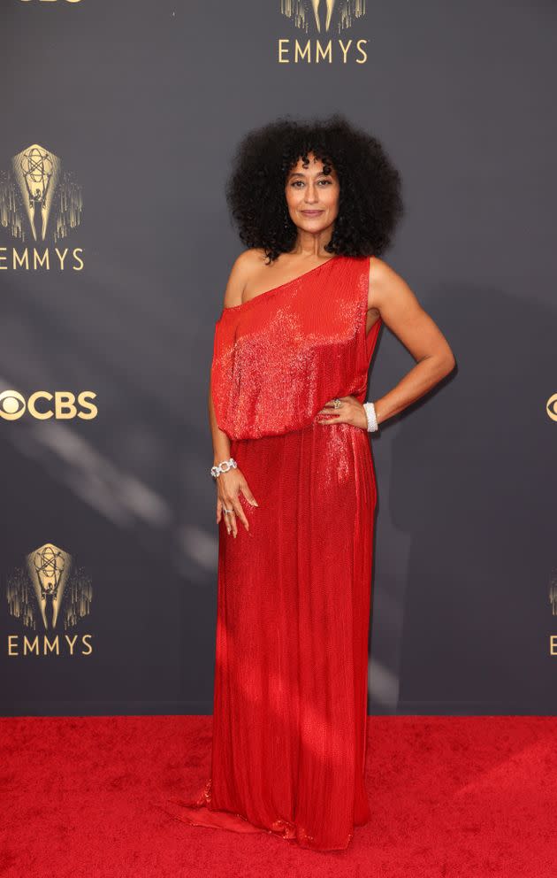 Tracee Ellis Ross on the Emmy Awards red carpet in September. (Photo: Jay L. Clendenin via Getty Images)