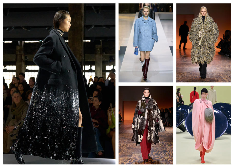 statement coats on the fall 2024 runways