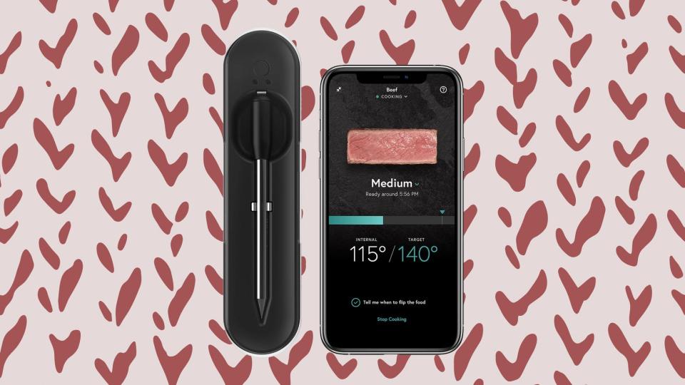 David likes this smart meat thermometer because it's so convenient.