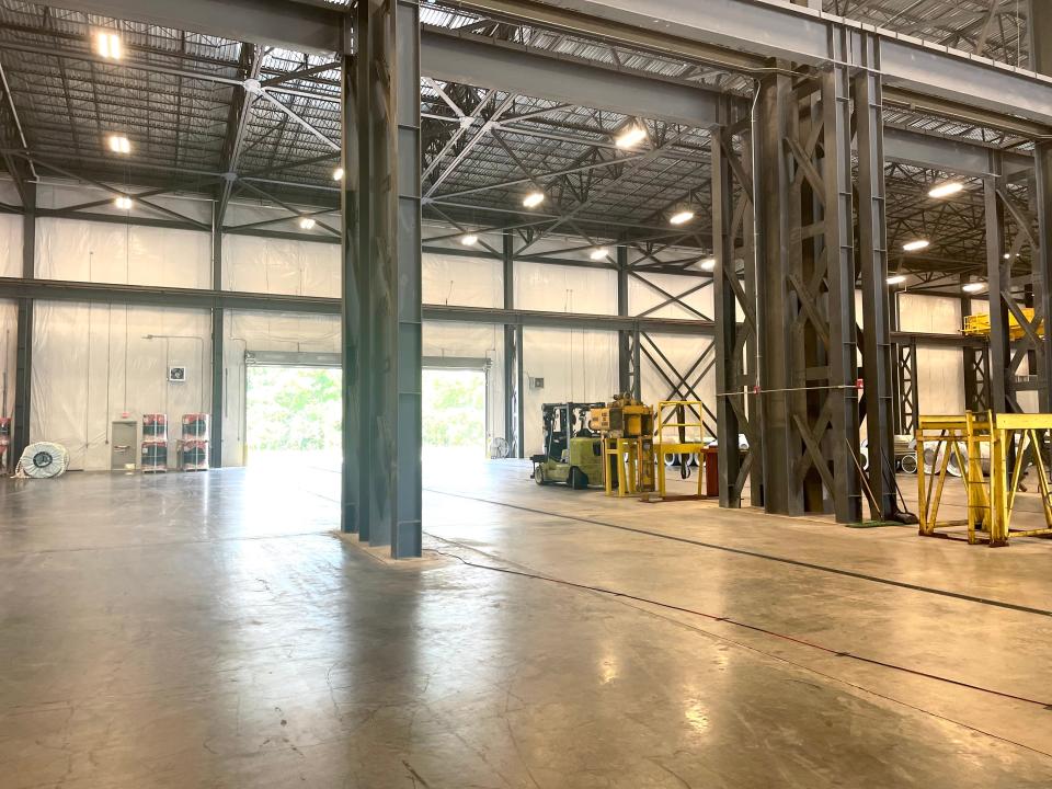 The Port of Caddo-Bossier hosted a ribbon-cutting on a new spacious warehouse. June 30, 2022.