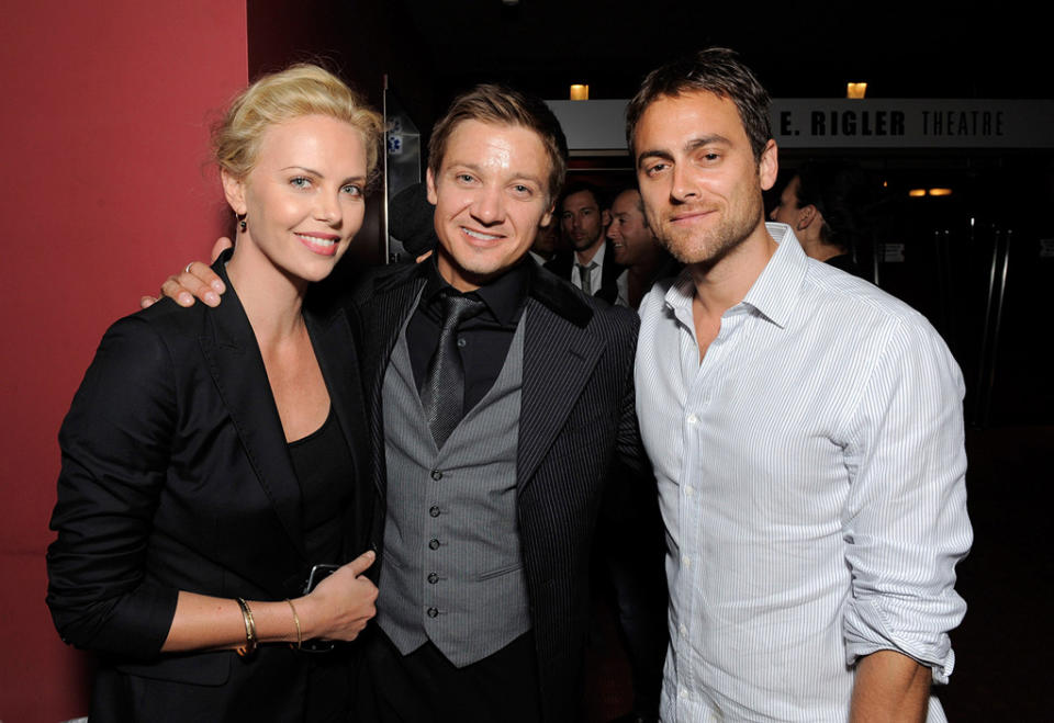 The Hurt Locker Premiere 2009 Charlize Theron Jeremy Renner Stuart Townsend