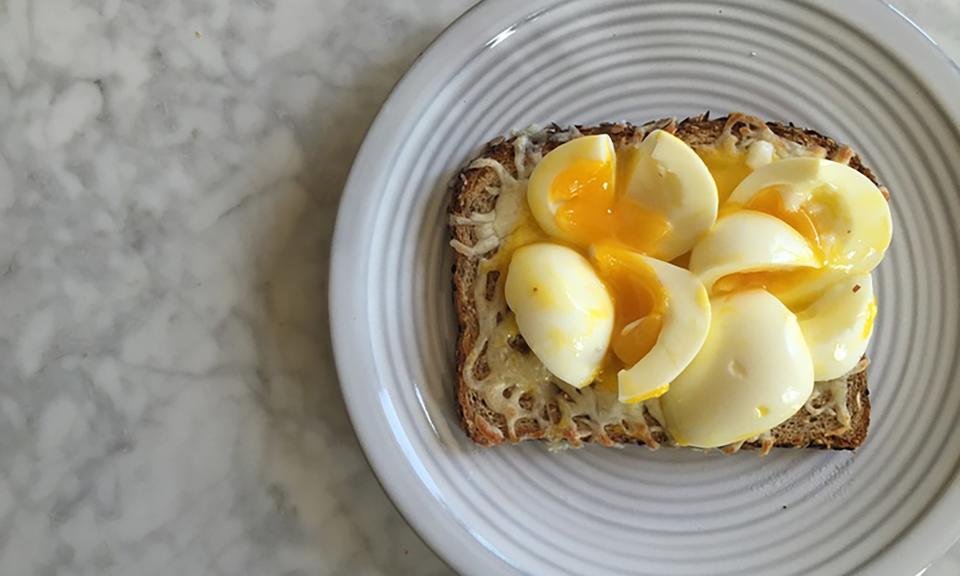 Instagram-Worthy Soft-Boiled Eggs with Cheesy Toast