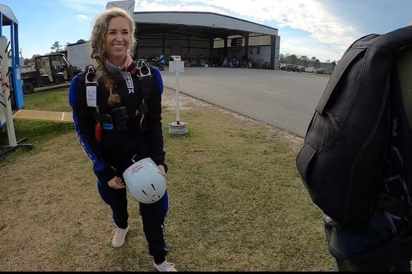 Jordan was hoping to get a sky diving licence