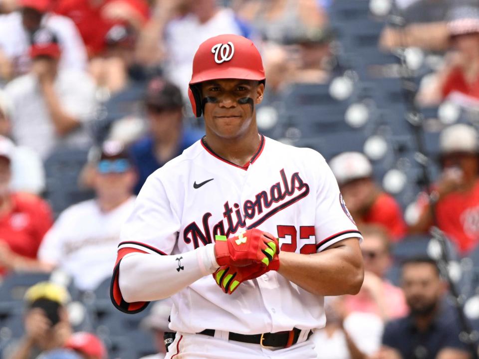 Washington Nationals right fielder Juan Soto