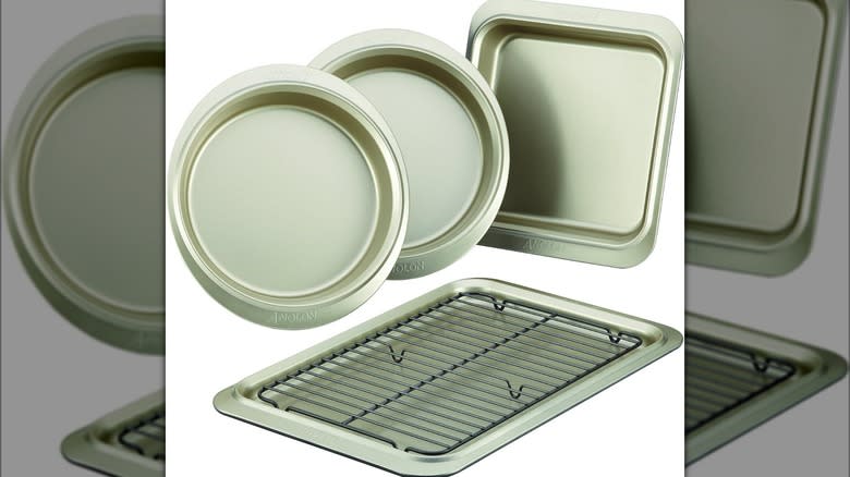 Anolon Allure Nonstick Bakeware Set in pewter