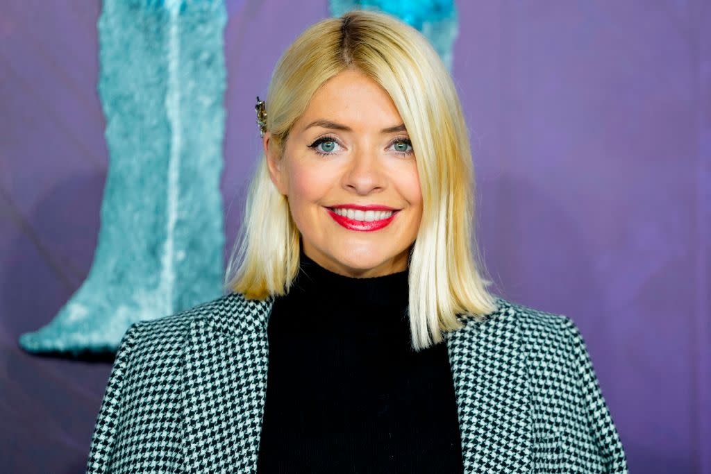Holly Willoughby has shared a sweet note her son wrote to the tooth fairy, pictured November 2019. Getty Images)