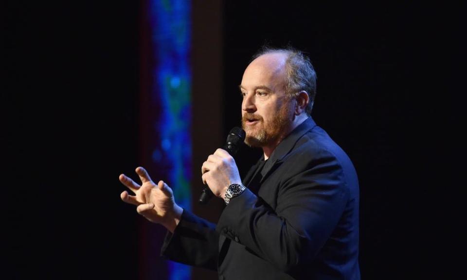 Louis C.K. performs onstage at Comedy Central Night Of Too Many Stars in 2015
