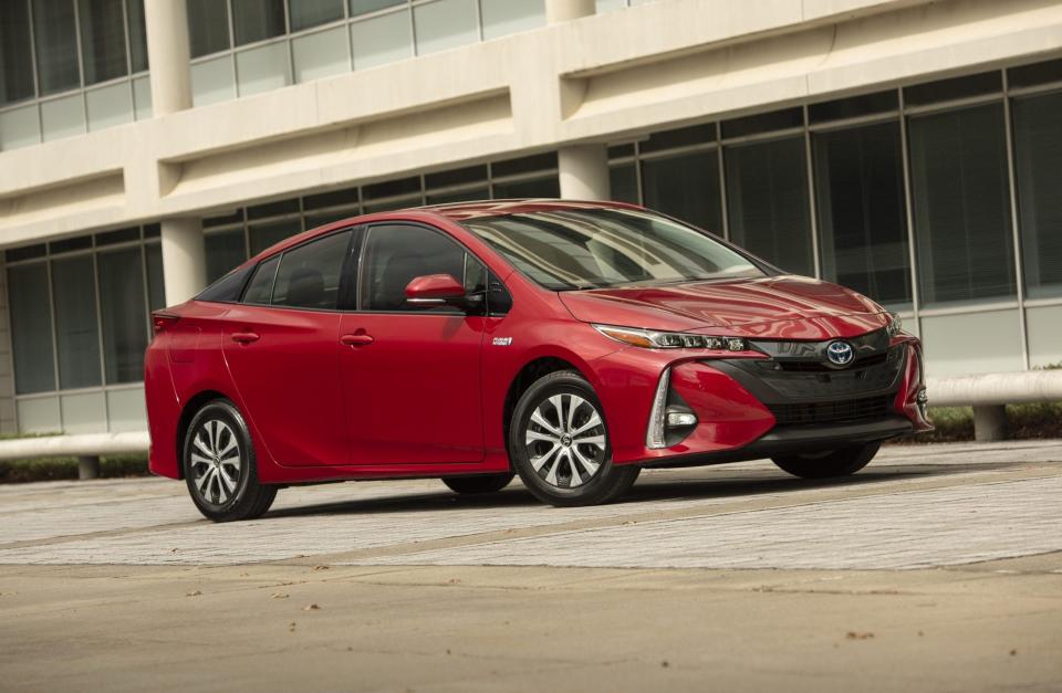 The 2022 Toyota Prius Prime plug-in hybrid.