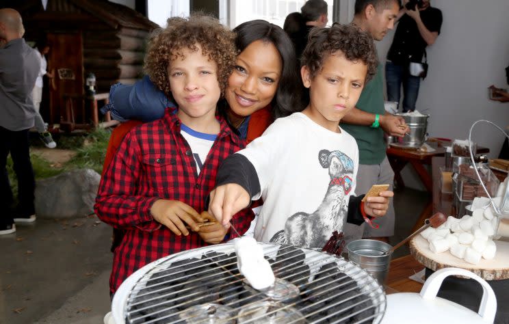 There were sticky fingers aplenty when Garcelle Beauvais had them with her boys. (Photo: Getty Images)
