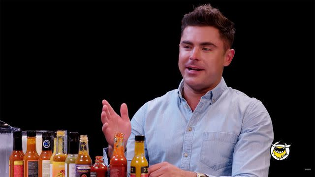 First We Feast/YouTube Zac Efron on 'Hot Ones'