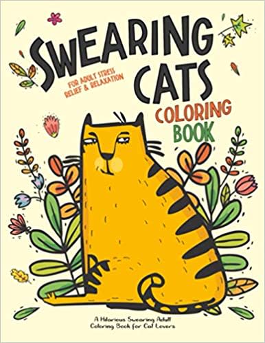 swearing cats coloring book