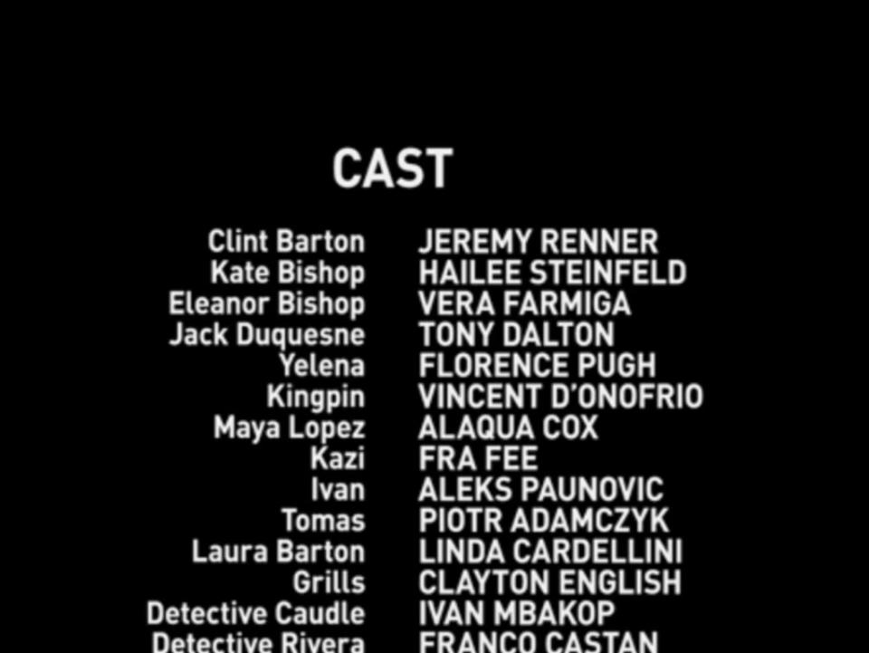 Vincent D’Onofrio’s name has been added to the ‘Hawkeye’ credits (Disney Plus)