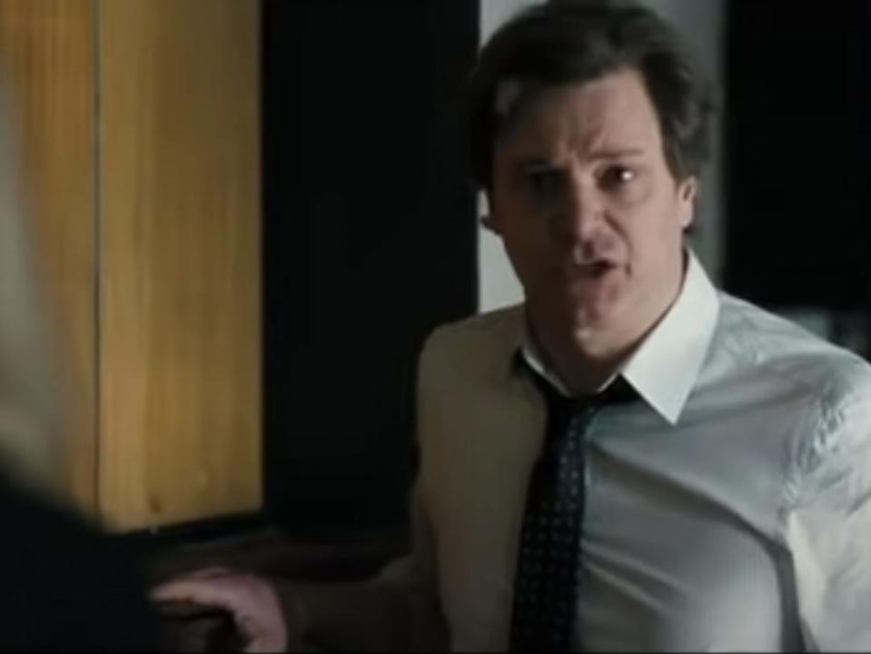 Colin Firth yelling at Nicole Kidman in "Before I Go To Sleep."
