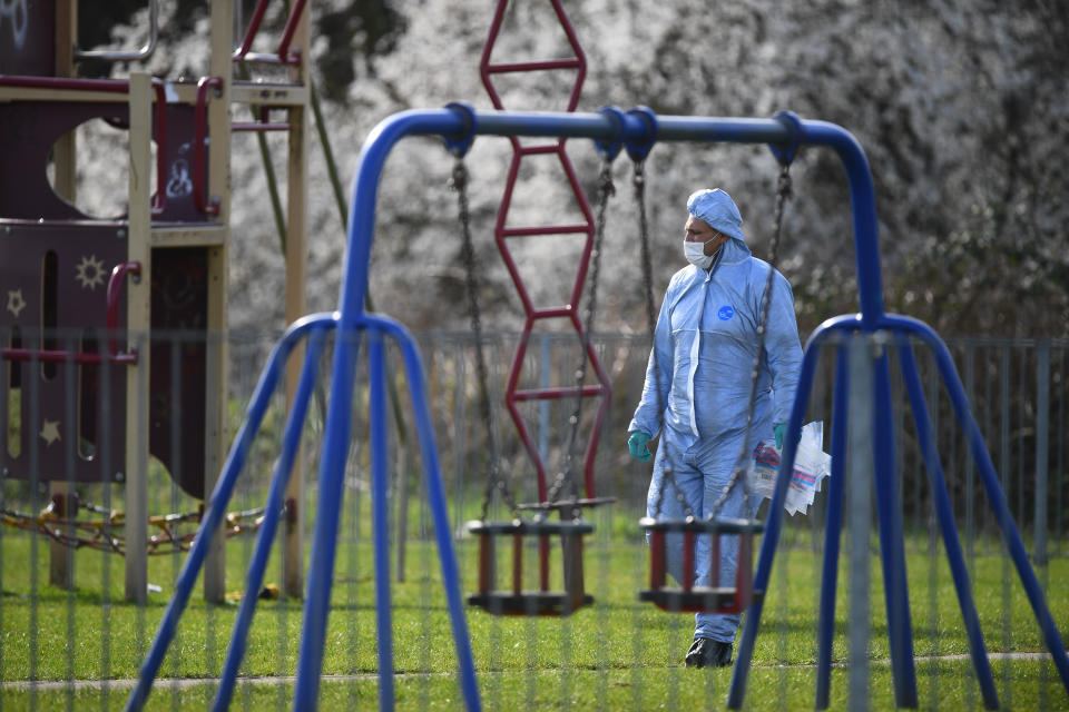 Jodie Chesney was pronounced dead at the scene in an east London park.