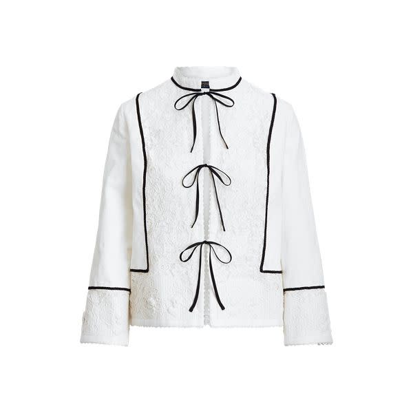 Cotton Twill Lace Jacket