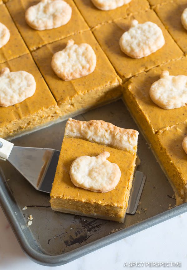 Pumpkin Slab Pie