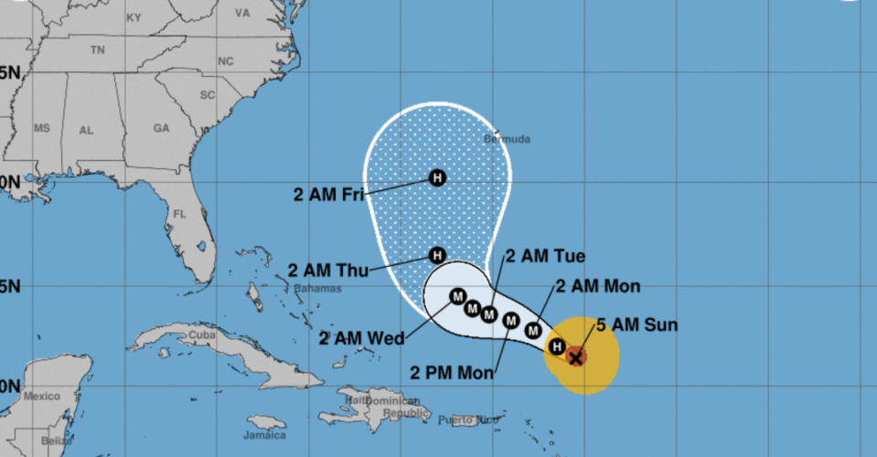 Hurricane Lee, 10 September (NOAA)