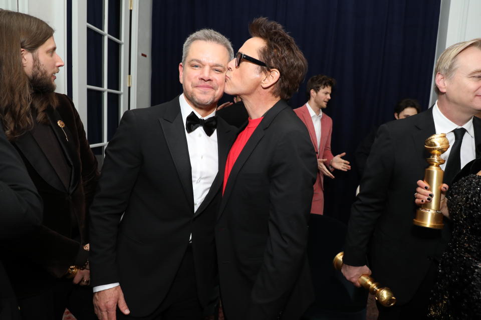 Matt Damon and Robert Downey Jr.