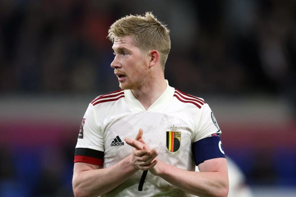 Kevin De Bruyne tested positive for Covid-19 while away with Belgium  (Getty Images)