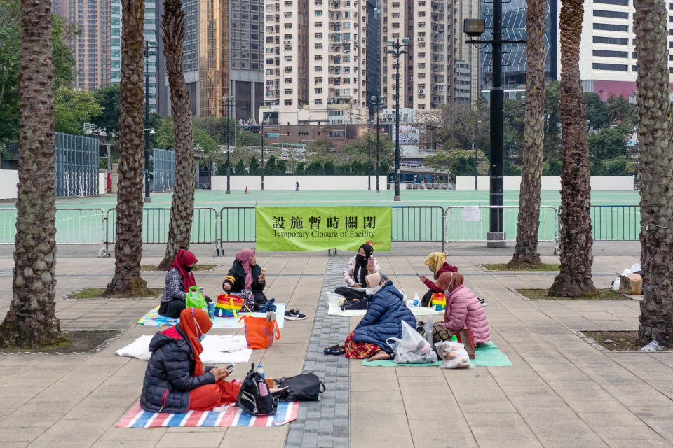 General Views in Hong Kong As City Reports to Seek Chinas Help Controlling Pandemic at Meeting (Bertha Wang / Bloomberg via Getty Images)