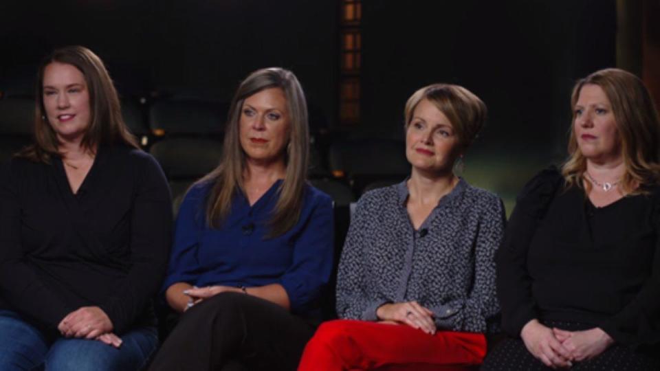 Amy Parodi, Kristi Gutierrez,   Liberty Barnes and Mary Beth Thome were some of Sarah's closest friends.  / Credit: CBS News