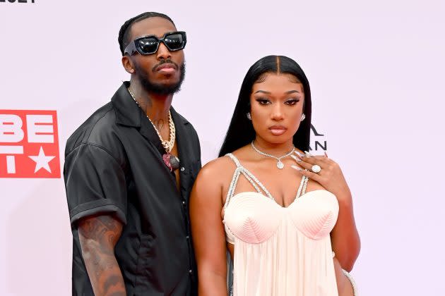 Megan Thee Stallion and Pardi Fontaine Model For Coach