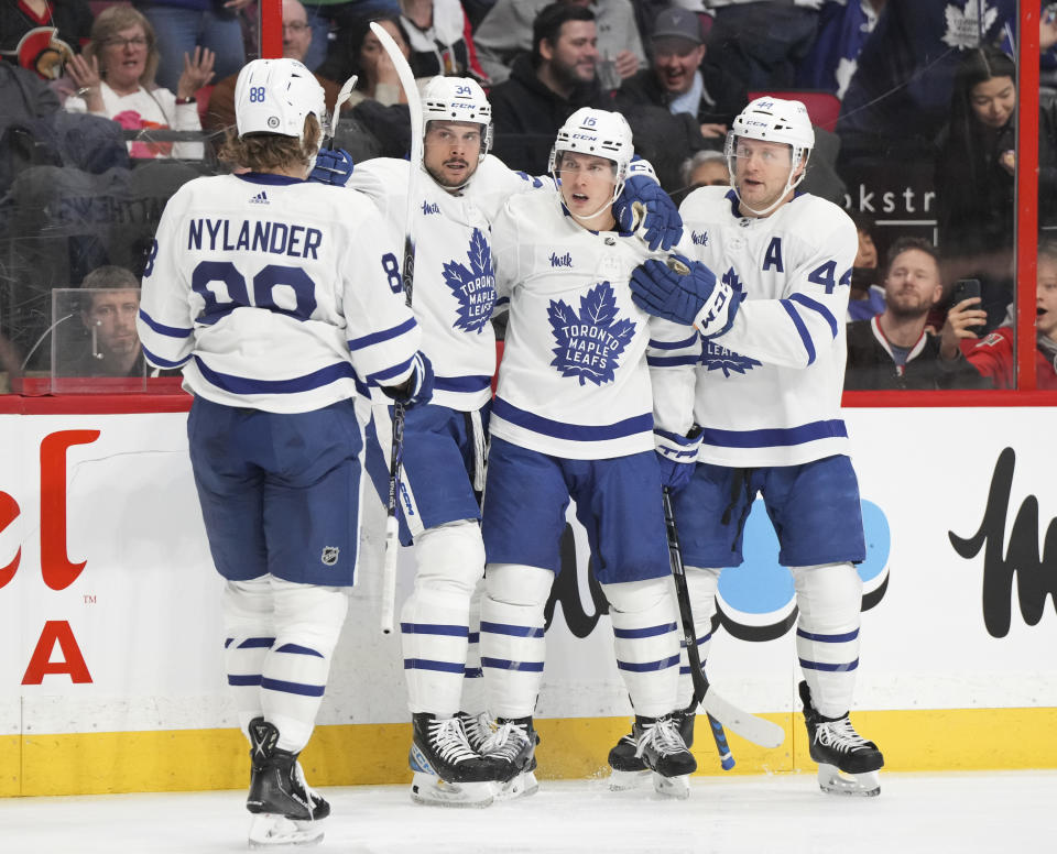 The Leafs' talented core hasn't been able to drive postseason success. (Photo by André Ringuette/NHLI via Getty Images)