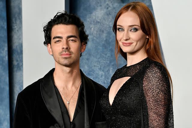 <p>Lionel Hahn/Getty </p> Joe Jonas and Sophie Turner in March 2023