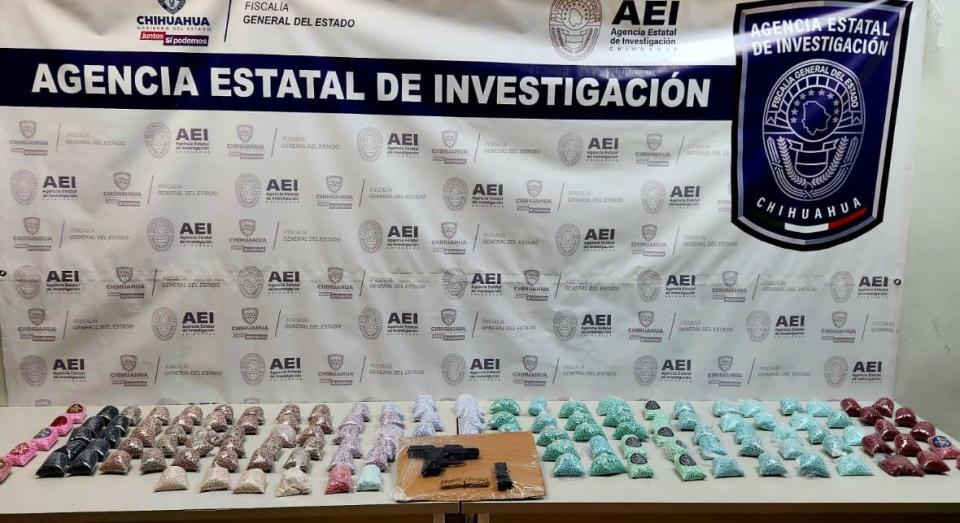 Chihuahua state investigators seized 127,000 fentanyl pills found in a truck on Monday in Juarez.