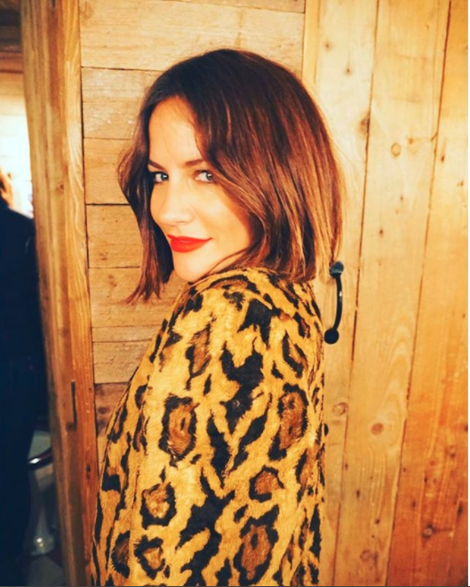 The 38-year-old Love Island presenter, who broke the internet back in November with her topless pool snap, uploaded a picture of her and her friend from her bathtub. Photo: Instagram/Caroline Flack