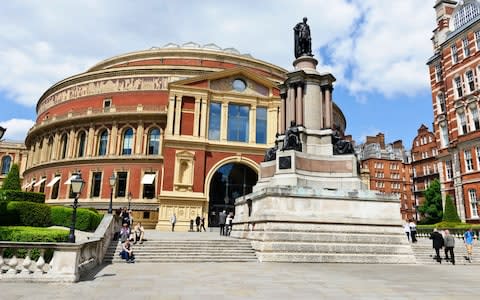 Royal Albert Hall where the celebrations will take place - Credit:  Mo Peerbacus / Alamy Stock Photo