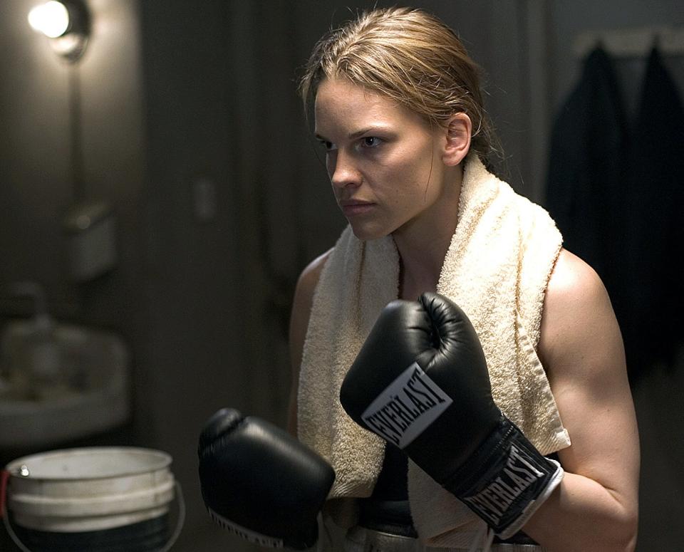 Hilary in "Million Dollar Baby"