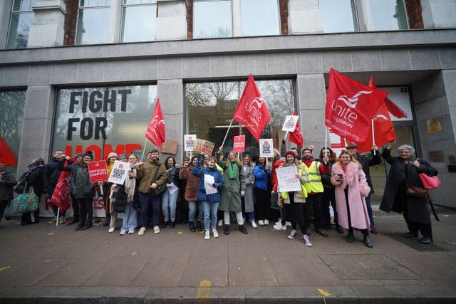 Shelter strike action