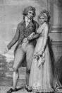 <p>George IV appears to have had quite the scandalous life. According to the <a href="http://news.bbc.co.uk/1/hi/programmes/monarchy/2015428.stm" rel="nofollow noopener" target="_blank" data-ylk="slk:BBC;elm:context_link;itc:0;sec:content-canvas" class="link ">BBC</a>, the royal "secretly and illegally married a Catholic who he had to abandon for an approved match with his cousin Caroline of Brunswick." The cousins did not hit it off, and upon seeing his new bride, George IV reportedly said, "I am not well; pray get me a glass of brandy." <a href="https://life.spectator.co.uk/articles/a-curious-history-of-royal-weddings/" rel="nofollow noopener" target="_blank" data-ylk="slk:Spectator Life;elm:context_link;itc:0;sec:content-canvas" class="link "><em>Spectator Life</em></a> reported that Caroline gave as good as she got and called her new husband, "nothing like as handsome as his portrait."</p>