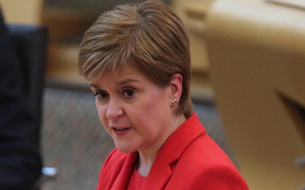 Nicola Sturgeon said the SNP and Greens would discuss 'specific policy areas' and 'shared objectives' where they can co-operate - Fraser Bremner/Scottish Daily Mail/PA