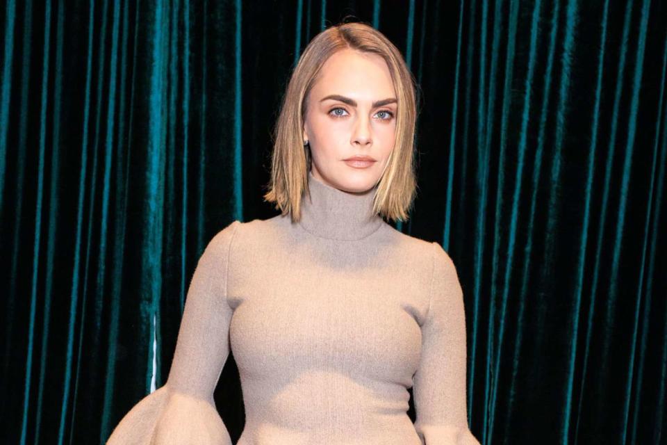 <p> Yvonne Tnt/BFA.com/Shutterstock</p> Cara Delevingne at the Center for Youth Mental Health at NewYork-Presbyterian 10-Year Anniversary event