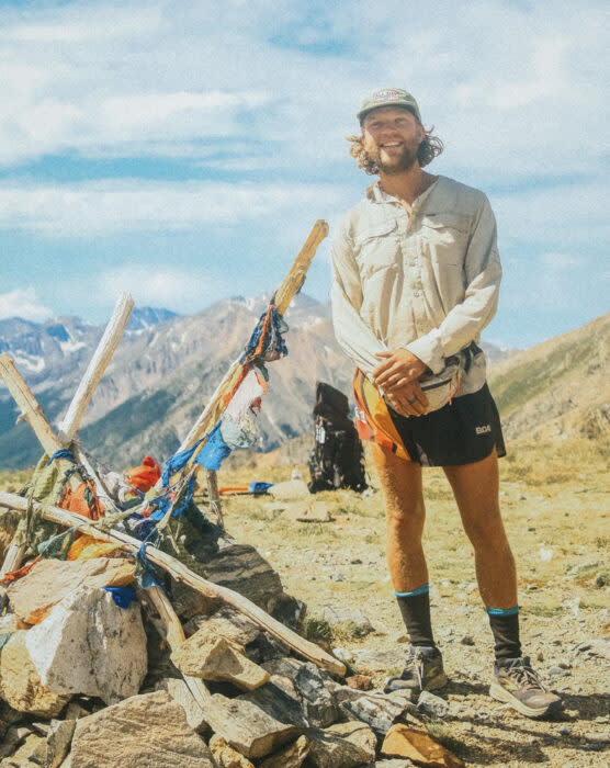 Billy ‘Wahoo’ Meredith thru-hiking in Colorado along the CDT.