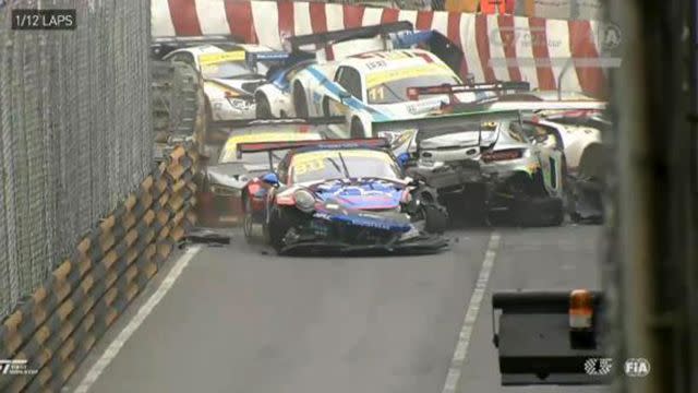 Absolute mayhem. Image: FIA