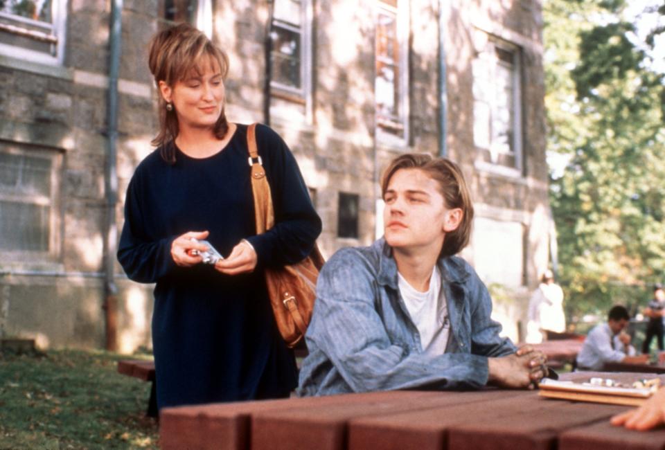 Leonardo DiCaprio, seen with Meryl Streep in "Marvin's Room," acted with Diane Keaton in a scene at New Smyrna Beach for the 1996 film.