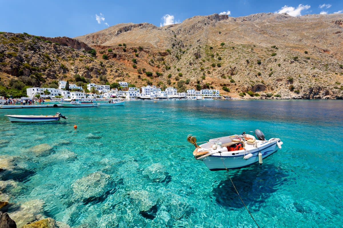The Crete coast is perfect for swimming and sailing (Getty Images/iStockphoto)