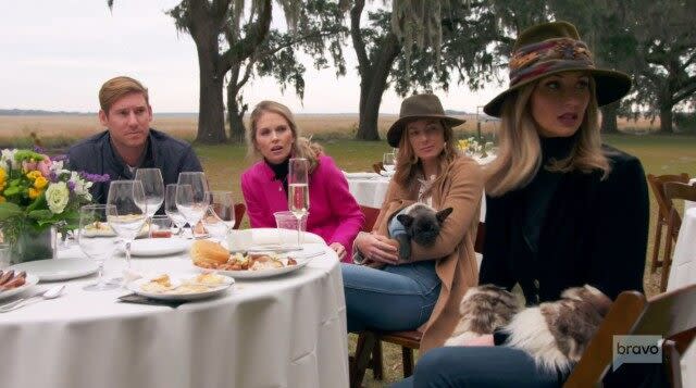 Ashley Jacobs and the cast of Bravo's 'Southern Charm.'