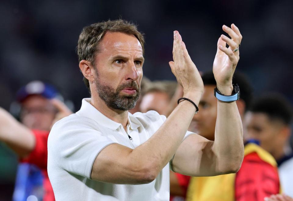 Gareth Southgate after the Slovenia game (Getty Images)