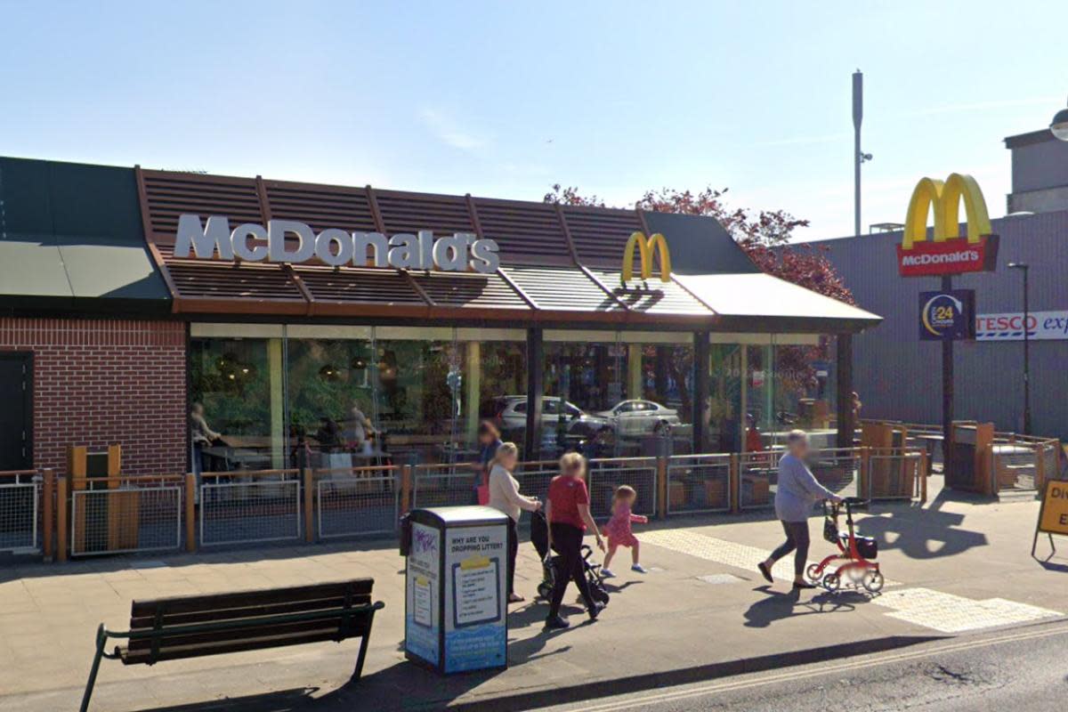 McDonald's in Shirley Road, Southampton is temporarily closed following the discovery of a pest infestation <i>(Image: Google)</i>