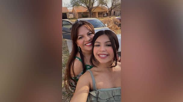 PHOTO: Eva Mireles, one of the victims in the school shooting at Uvalde, Texas, is pictured with daughter Adalynn Ruiz in an undated family photo. (Courtesy of Adalynn Ruiz)