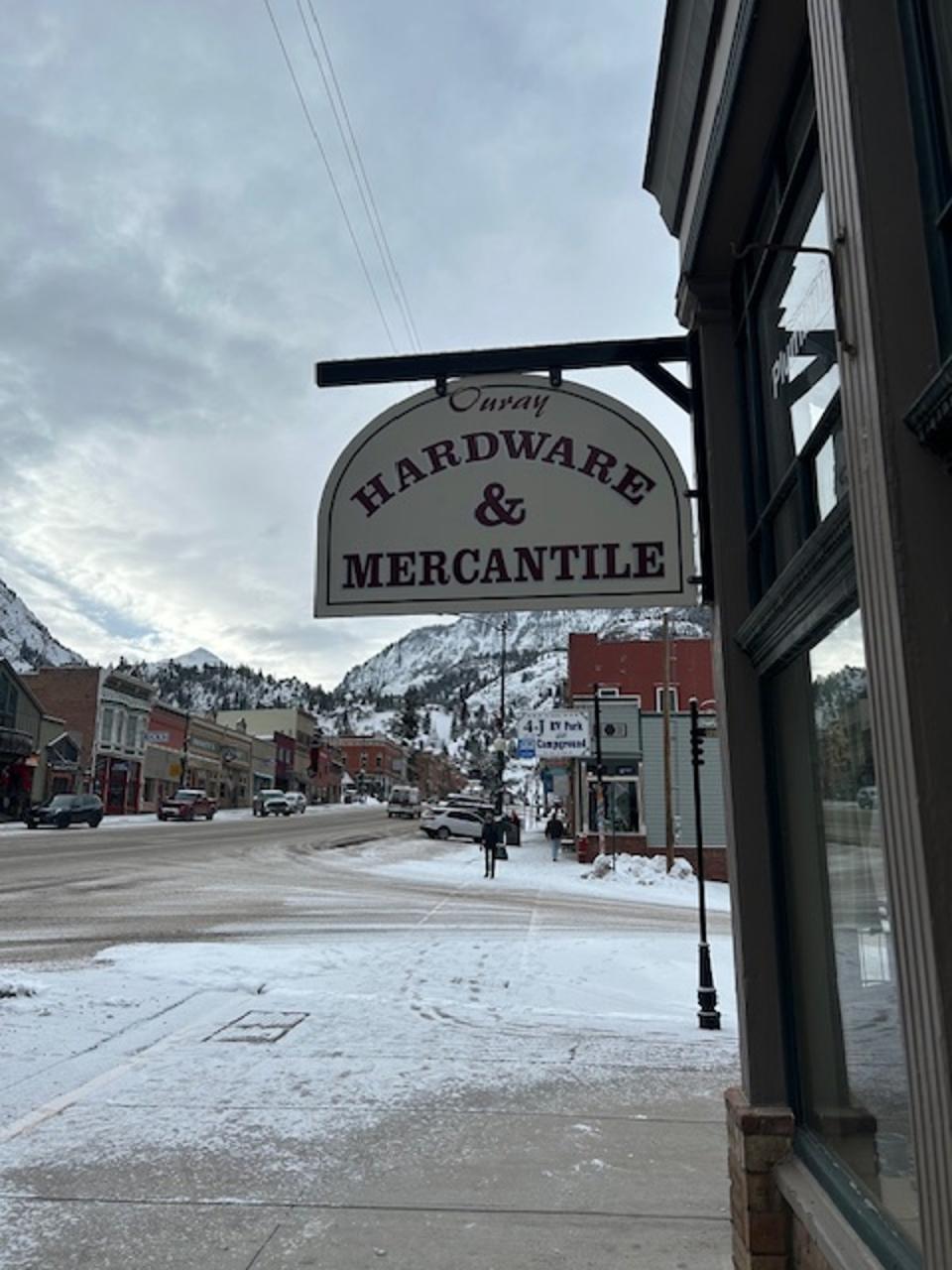 The mountain of Ouray in southwest Colorado – known for ice climbing, skijoring and the Million Dollar Highway – is about a five and a half hour drive from Denver (Sheila Flynn)