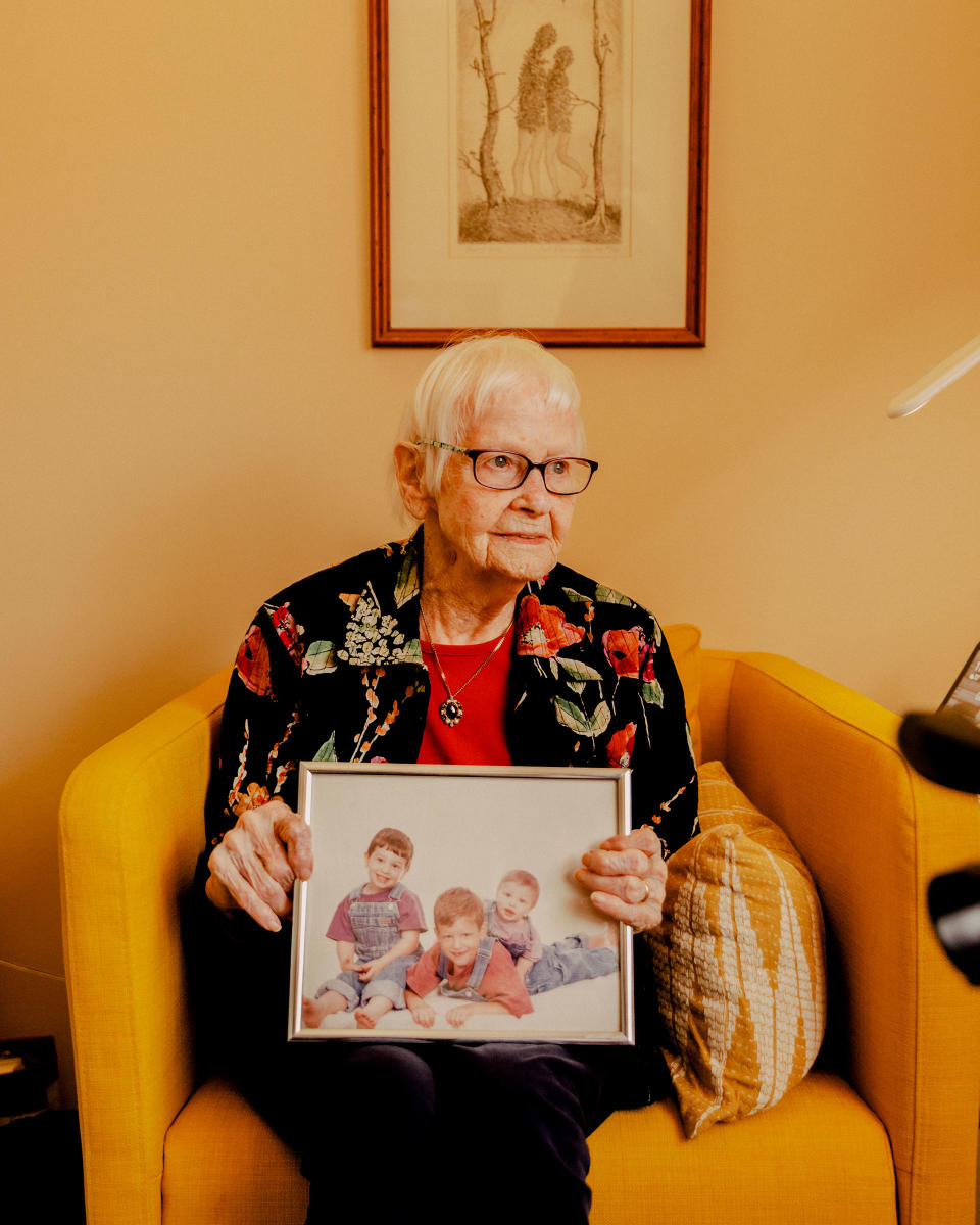 Ronnel, 92, hopes the vaccine will allow her to embrace her children and grandchildren, whom she hasn’t seen in person since the fall<span class="copyright">Evan Jenkins for TIME</span>